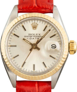 Ladies Rolex Date 6917 Silver Dial