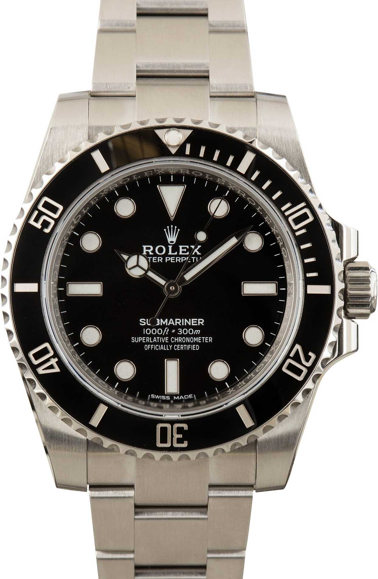 Pre-Owned-Rolex-Submariner-114060-Stainless-Steel