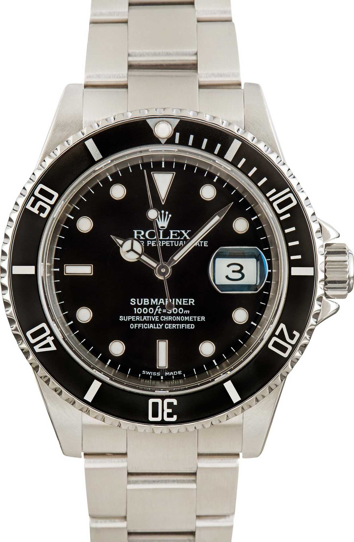 Pre-Owned-Rolex-Submariner-16610-Stainless-Steel