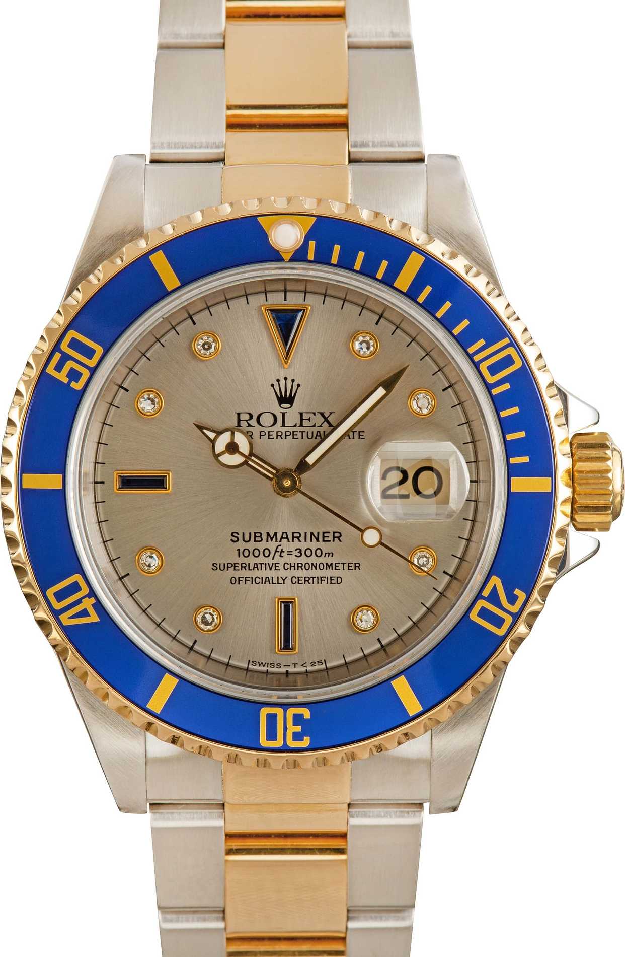 Rolex-Submariner-16613-Serti-Dial